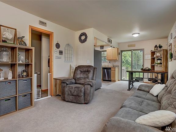 Open living room/dining room