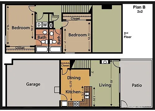 Floor plan Plan B