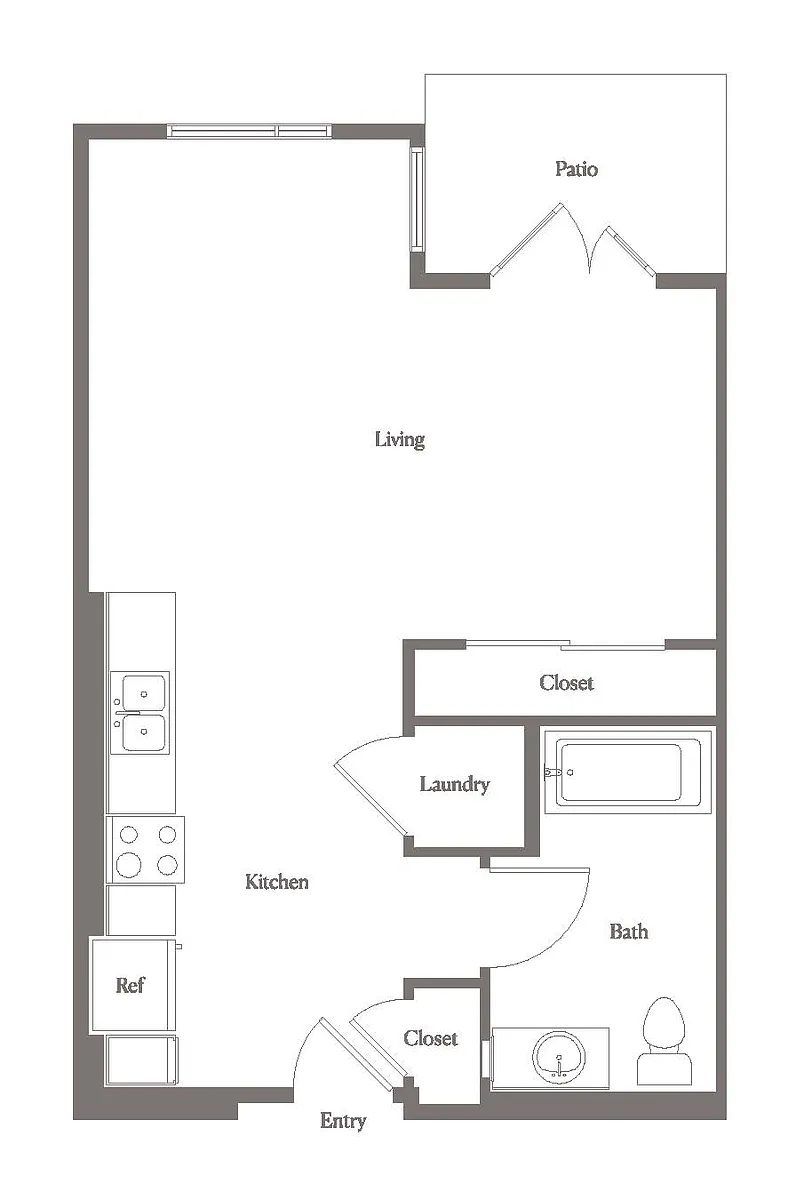 Floor plan Serenity