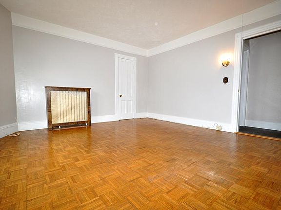 Large Living Room with parquet Floors.
