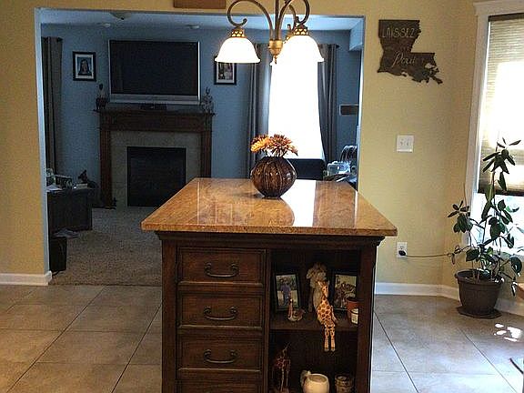 Large opening to living room