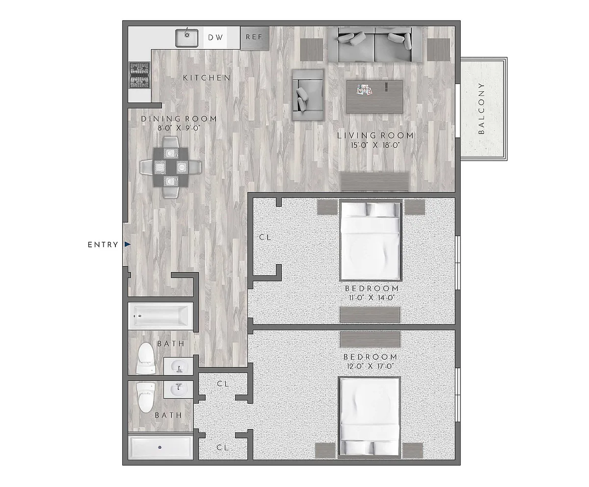 Floor plan B3
