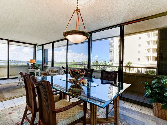 dining area view nw view of intracoastal