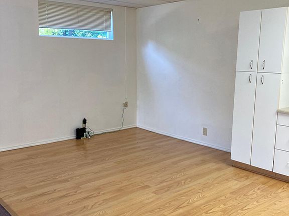 Dining area. Also shows pantry in kitchen.