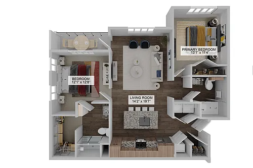 Floor plan The Yard (B2)