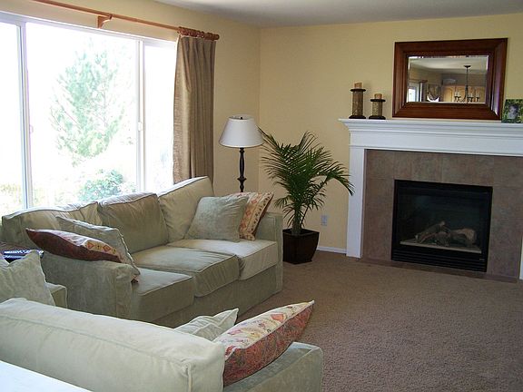 Sunlit family room