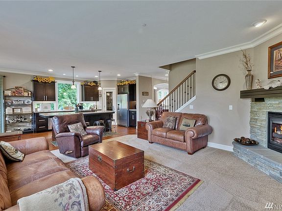 Open concept Family Rm.