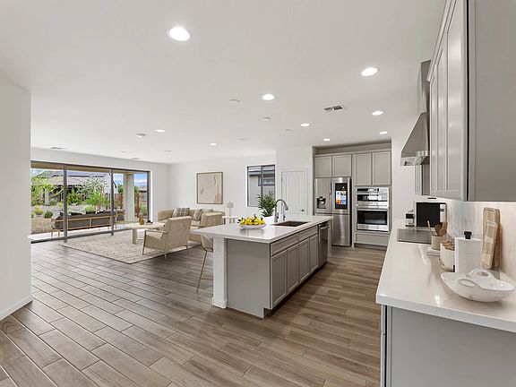 Virtually Staged Dream Kitchen Great Room