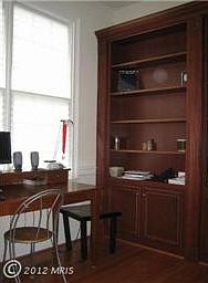 Built in bookcase
