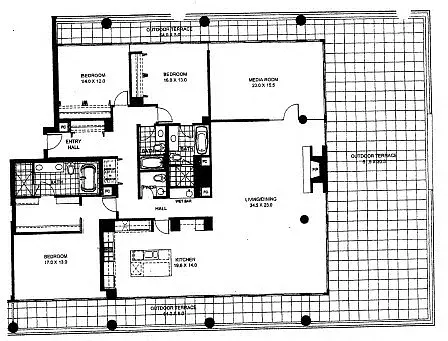 Floor plan Penthouse 9