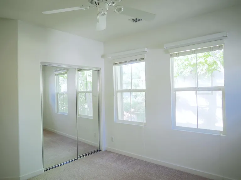 Bedroom 2 has standard closet