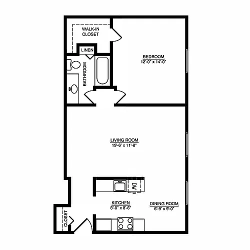 Floor plan 1/1