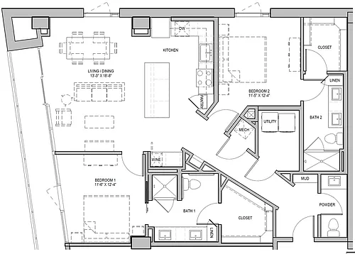 Floor plan B5 ANSI*