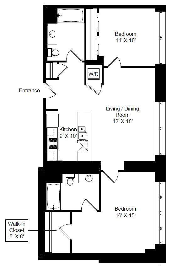 Floor plan D1
