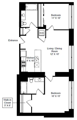 Floor plan D1