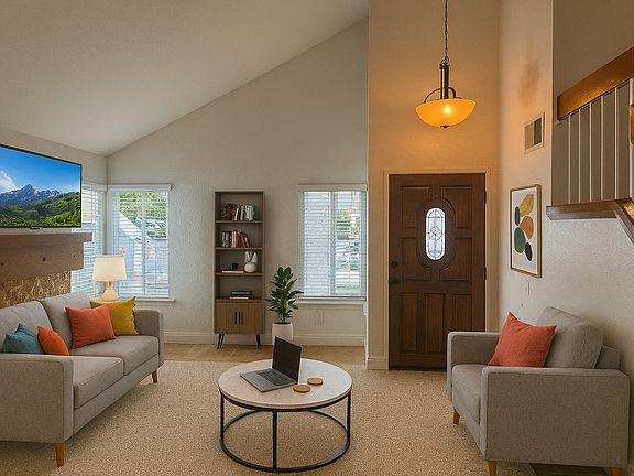 Virtual staging of Living room