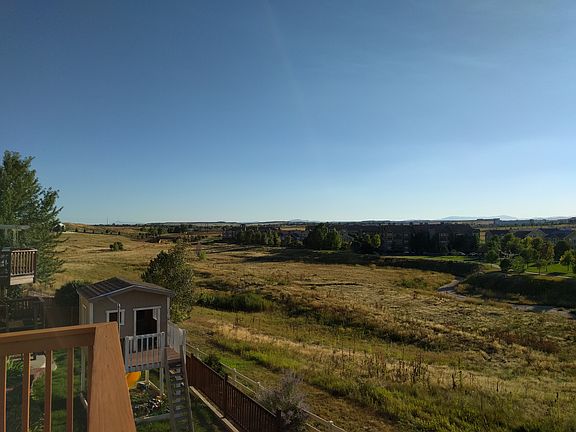Backyard view from the deck