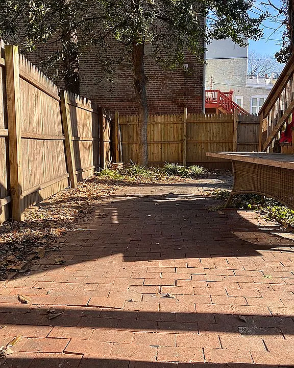 Huge space, new fence