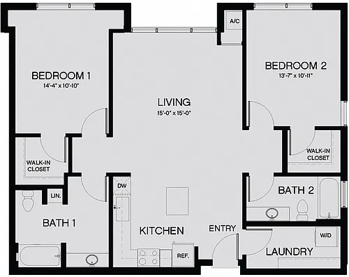 Floor plan Plan 2A