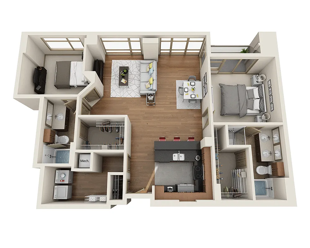Floor plan Plan N (B2F)