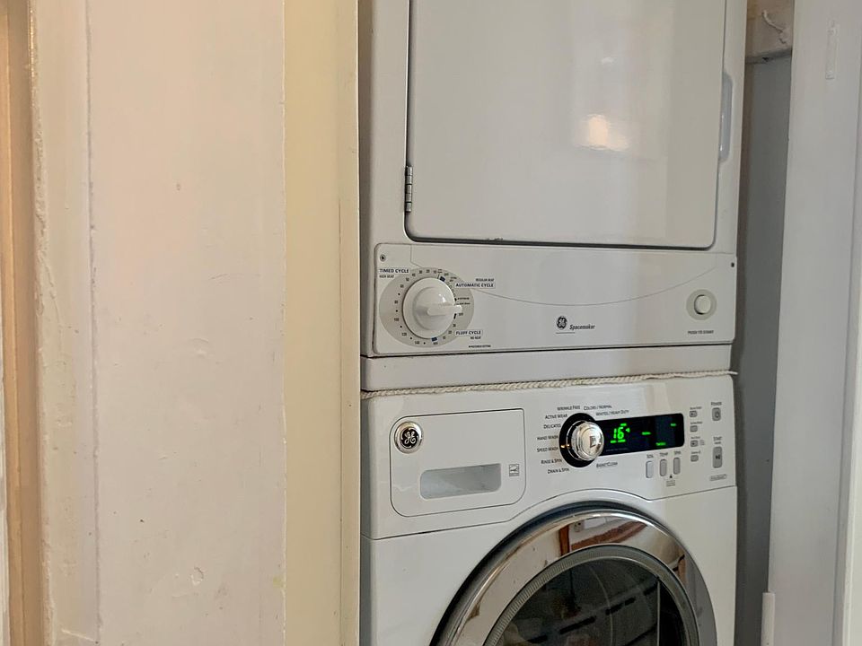 washer and dryer