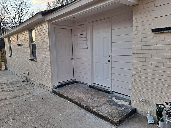 Backside of property