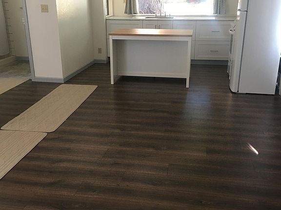looking at kitchen from living room
