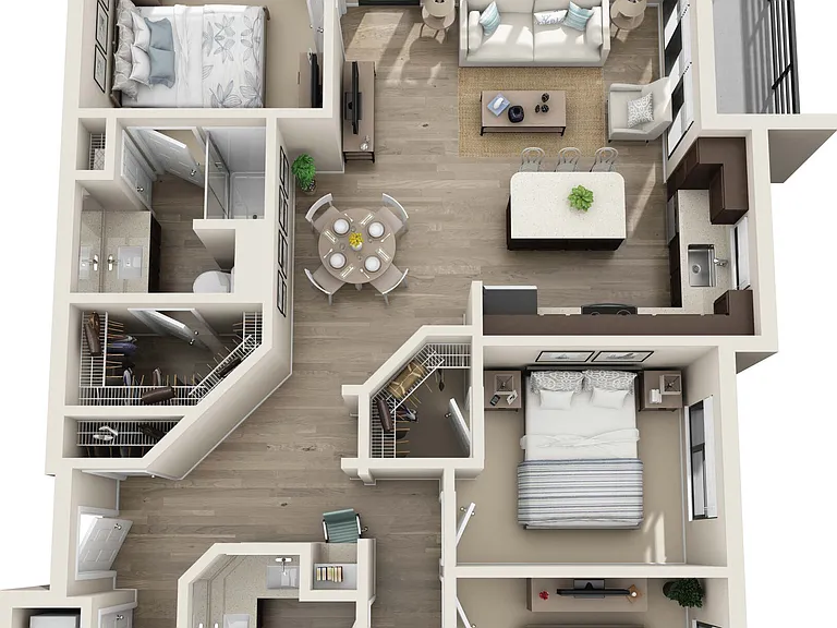 C1 floor plan SUR Southside Quarter