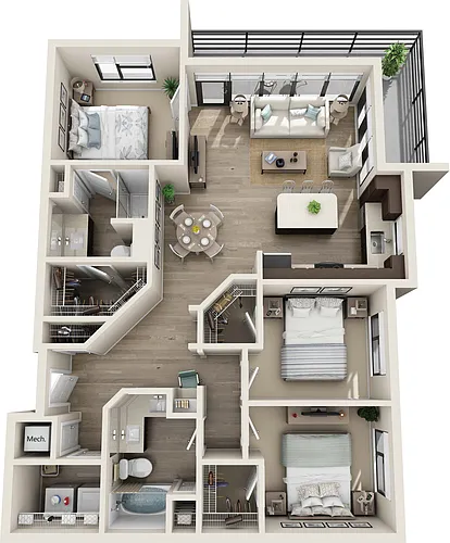 Floor plan C1