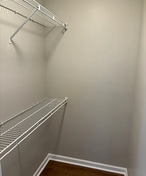 second bedroom walk in closet