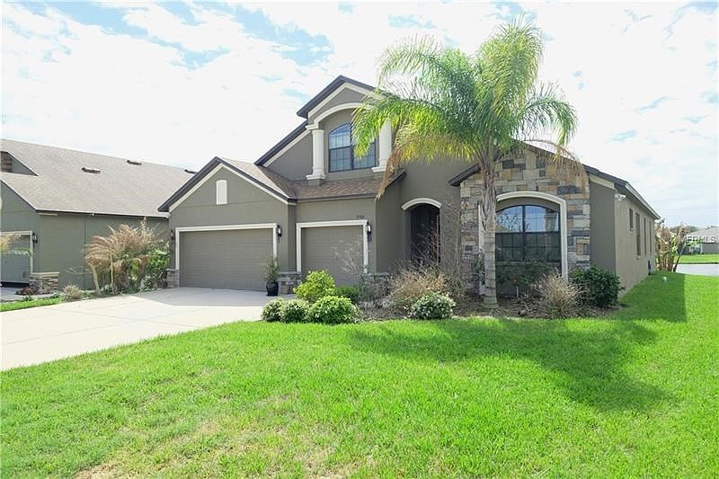 Front of Home. Located on a POND LOT with Community Pool, Playground, Tennis, Picnic Area