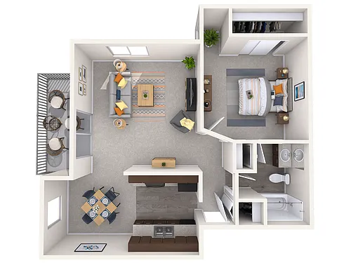 Floor plan Soho Premium 1