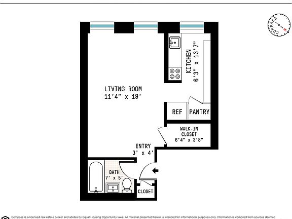 2nd image of 463 W 57th St APT 4A