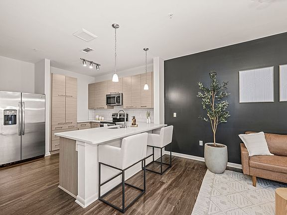 Living Room and Kitchen Island