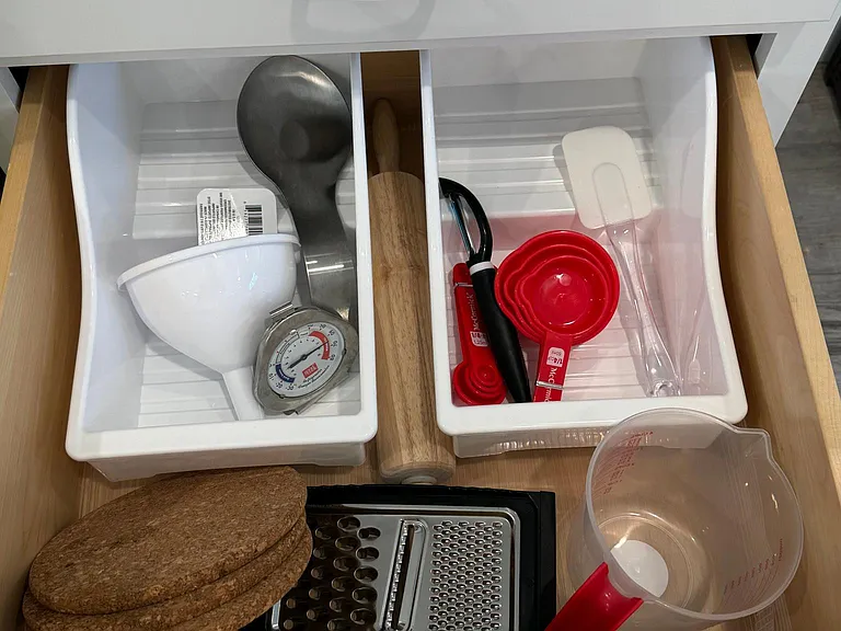 Fully stocked kitchen