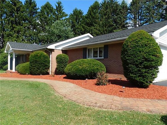 Great curb appeal and brick walk