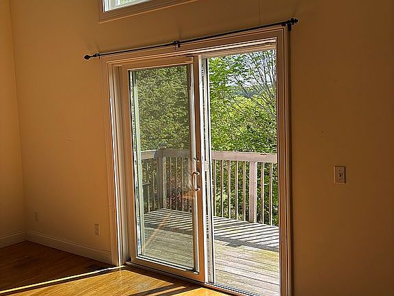 sliding doors to deck