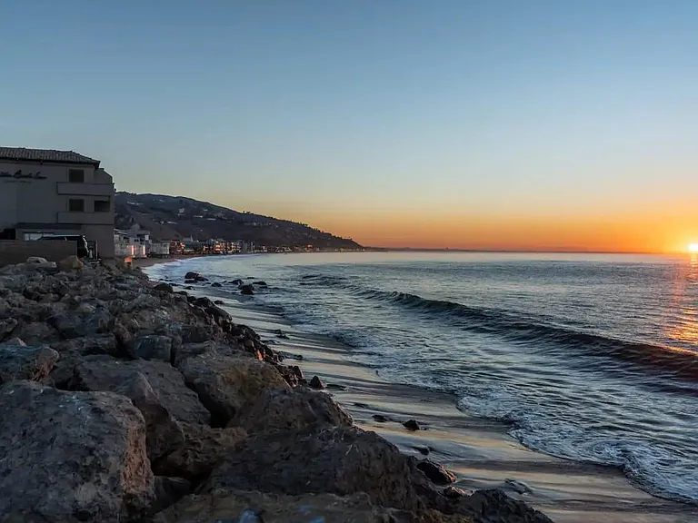 Catch beautiful Malibu sunsets