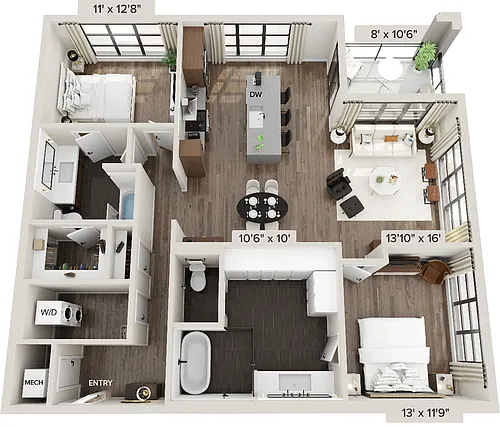 Floor plan B3
