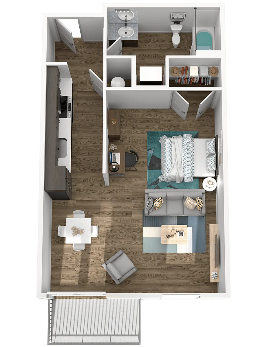 Floor plan Studio C