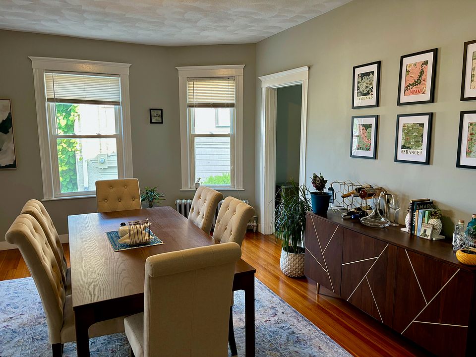 The large formal dining room.