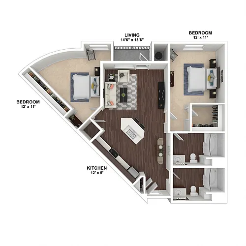 Floor plan B1