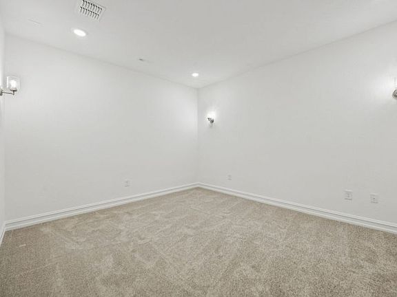 Media room on second floor
