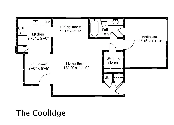Floor plan Coolidge