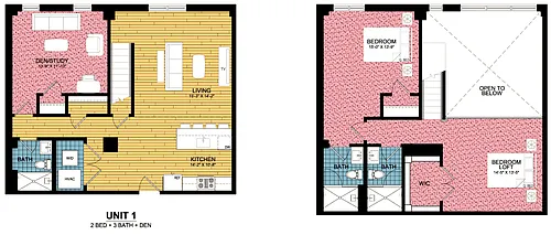 Floor plan 3 Bed | 3 Bath