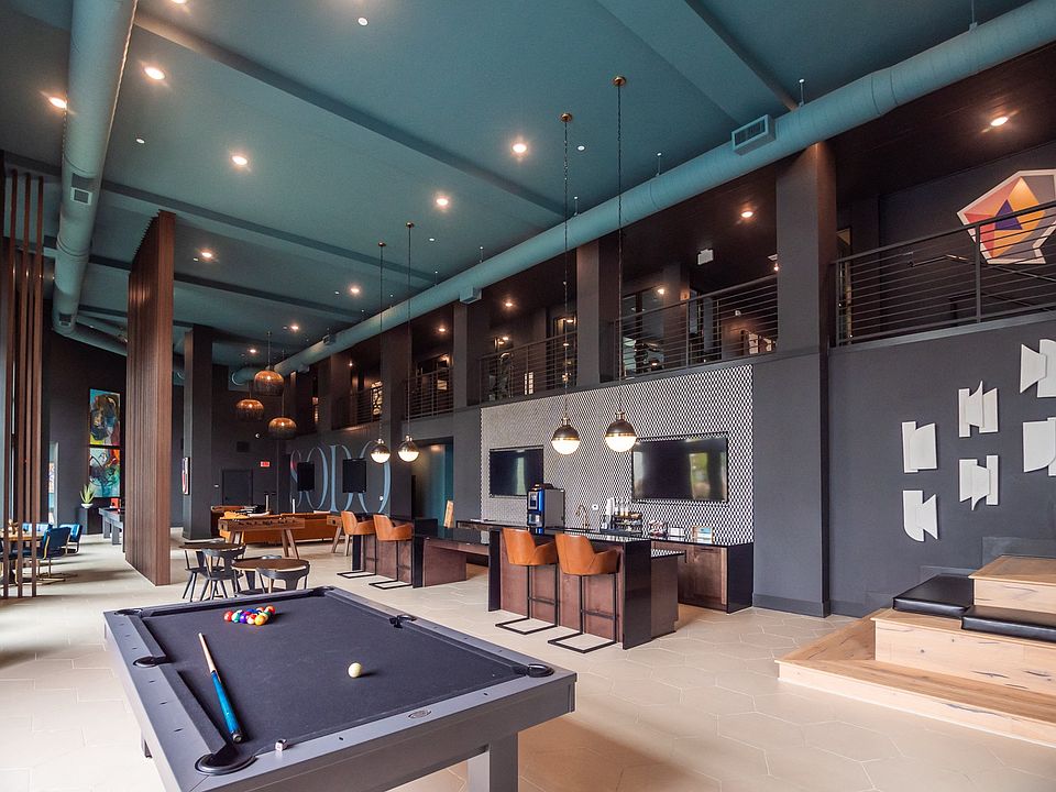 Game Room with Billiards, Shuffleboard, Foosball, and Vintage Arcade Games
