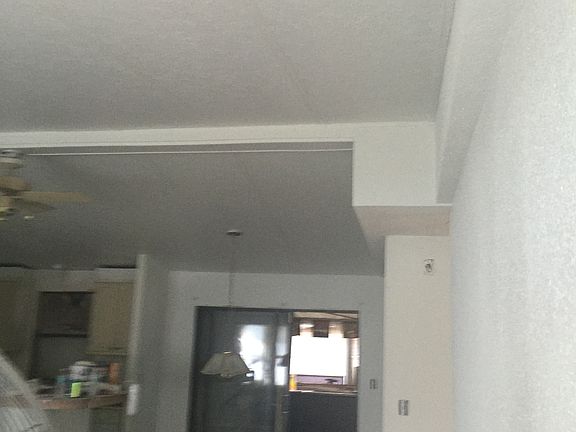 Newly painted ceilings