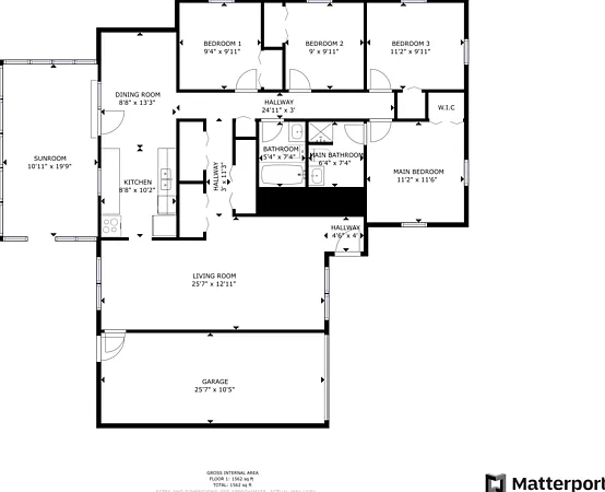4 bed, 2.0 bath, 1323 sqft, $1,895 — Photo 2