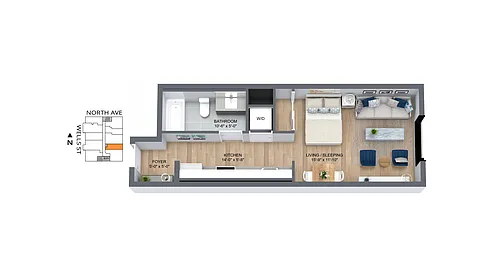 Floor plan 609