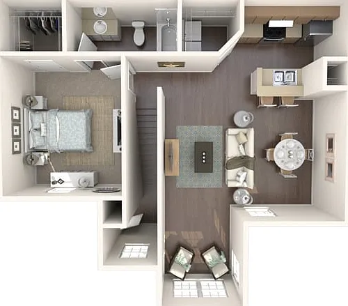 1D Floor Plan 1D Floor Plan